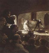 Honore  Daumier The Melodrama (mk09) oil painting on canvas